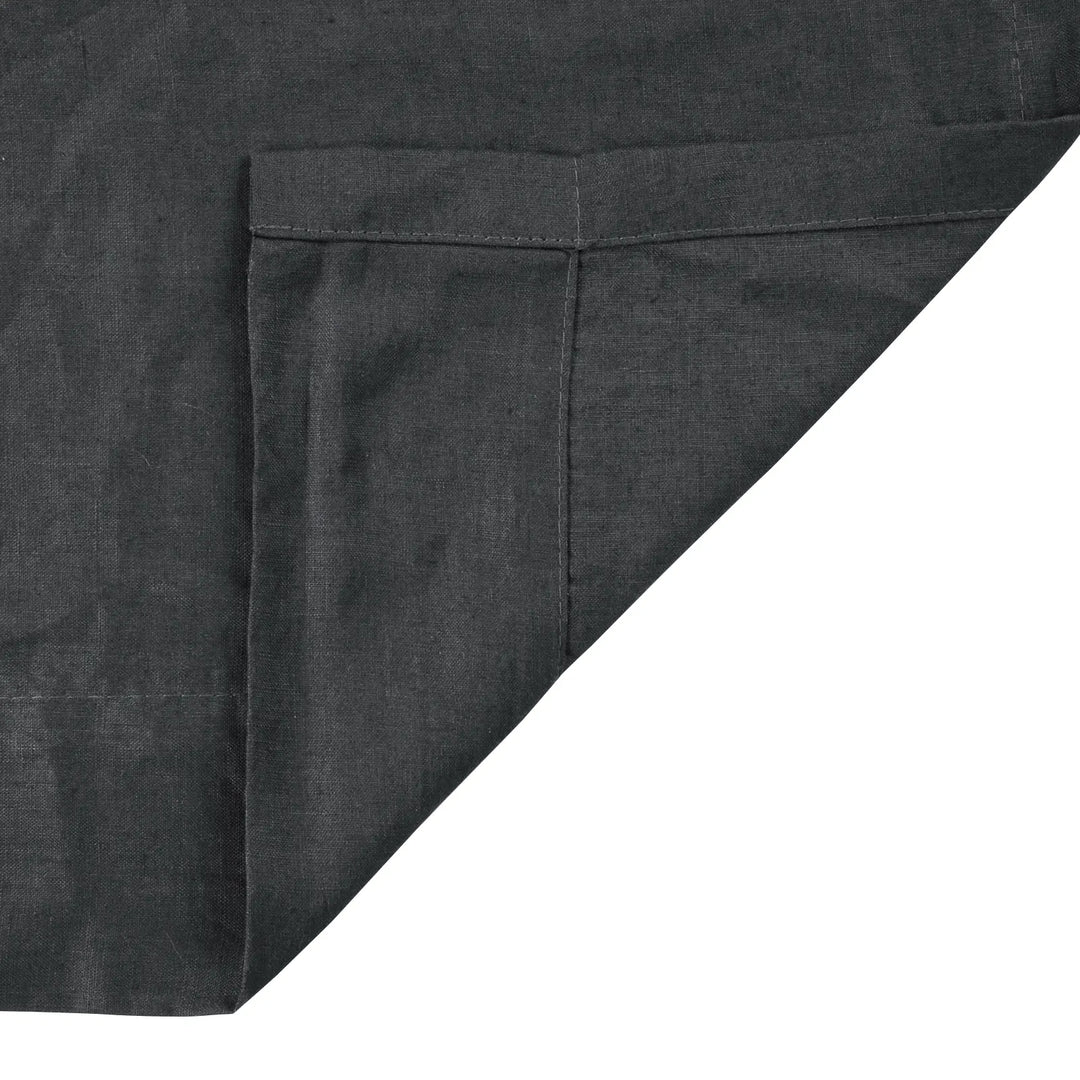 Tonia 100% Linen Curtains Pinch Pleat
