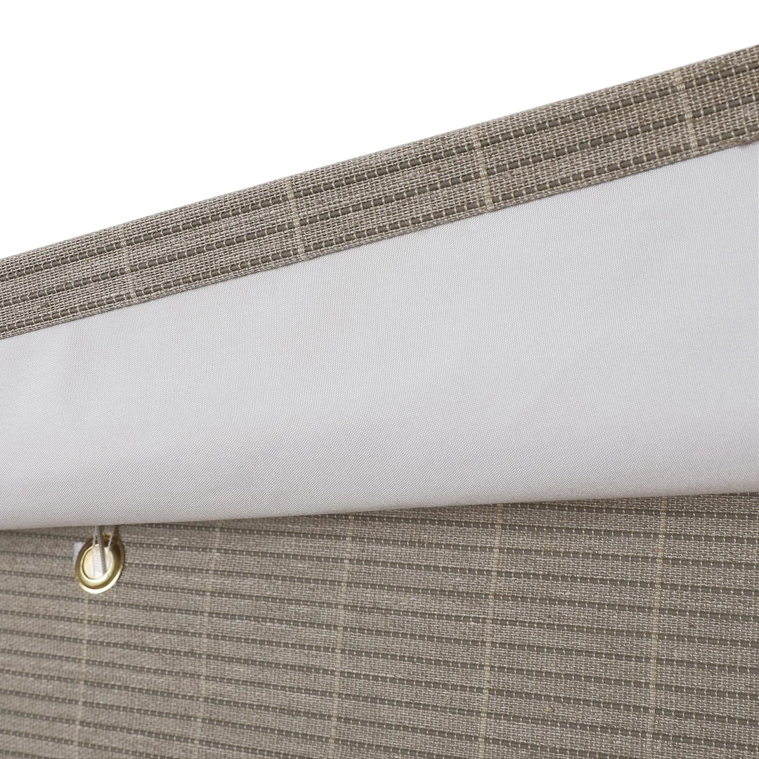 Night Neutral Woven Bamboo Shade-Stone