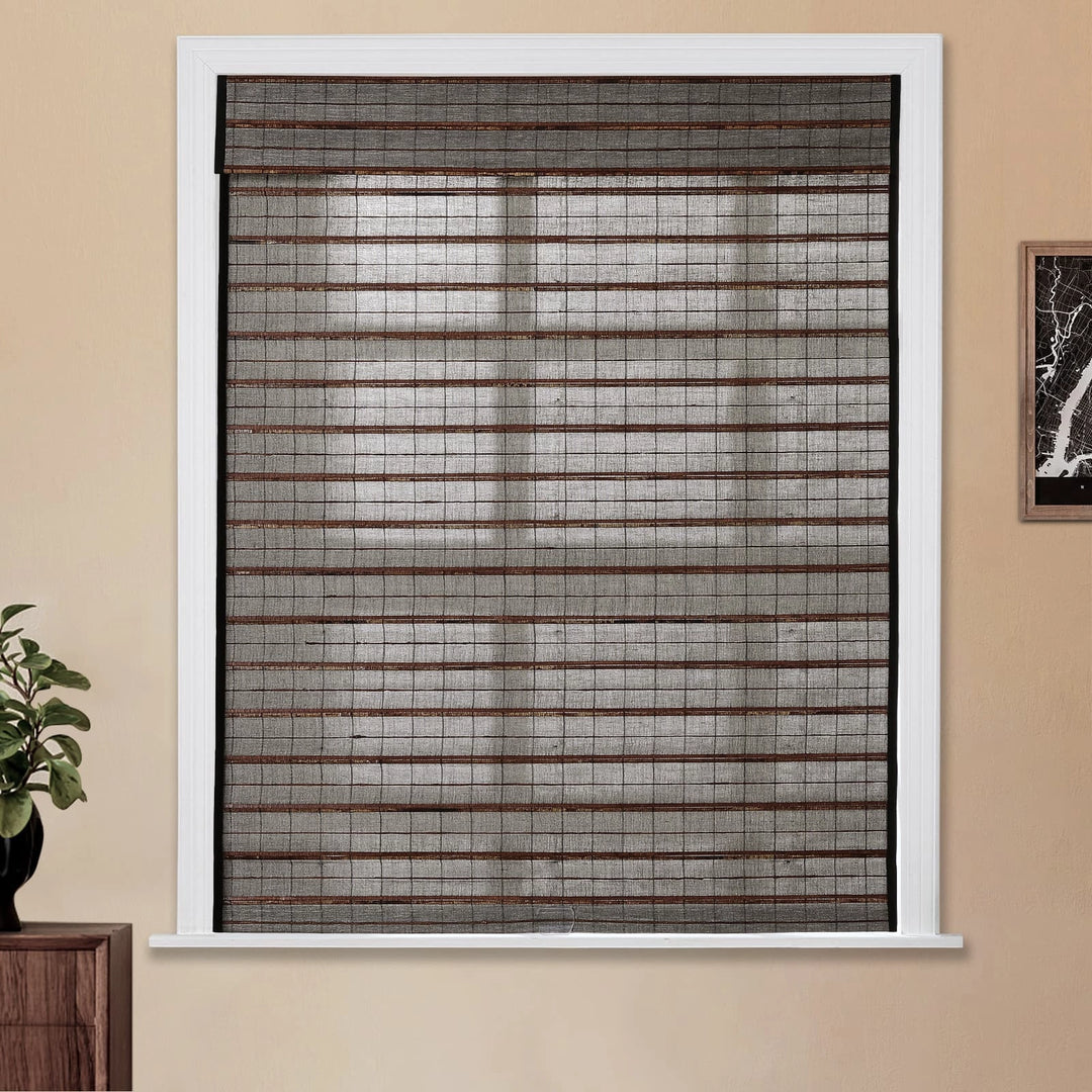 Night Neutral Woven Bamboo Shade-Shade Tree