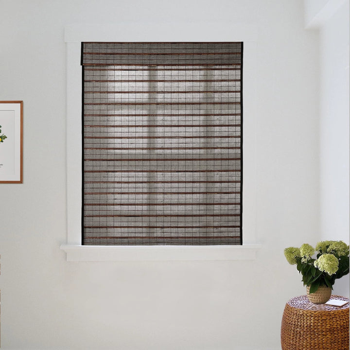 Night Neutral Woven Bamboo Shade-Shade Tree