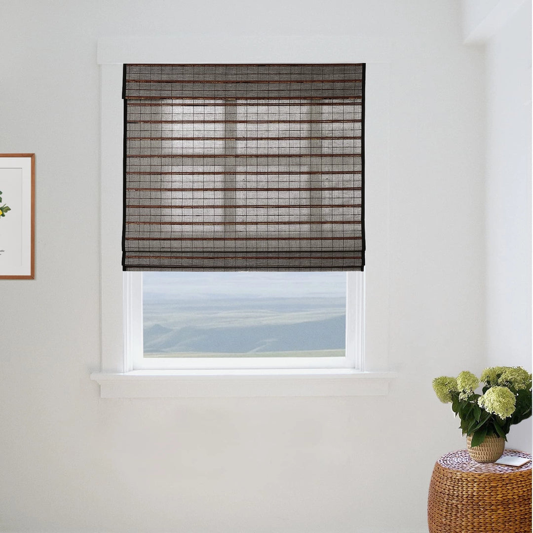 Night Neutral Woven Bamboo Shade-Shade Tree