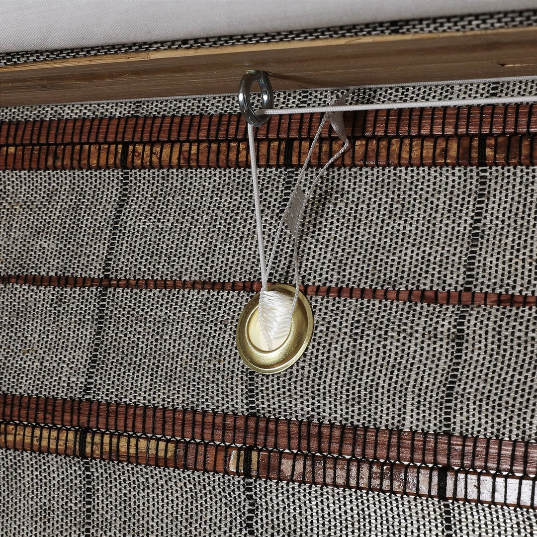 Night Neutral Woven Bamboo Shade-Shade Tree