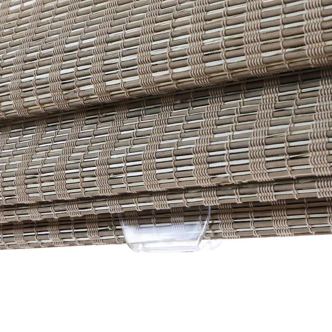 Wind Natural Woven Wood Shade-Woodsmoke