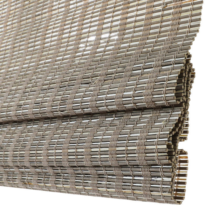 Wind Natural Woven Wood Shade-Woodsmoke