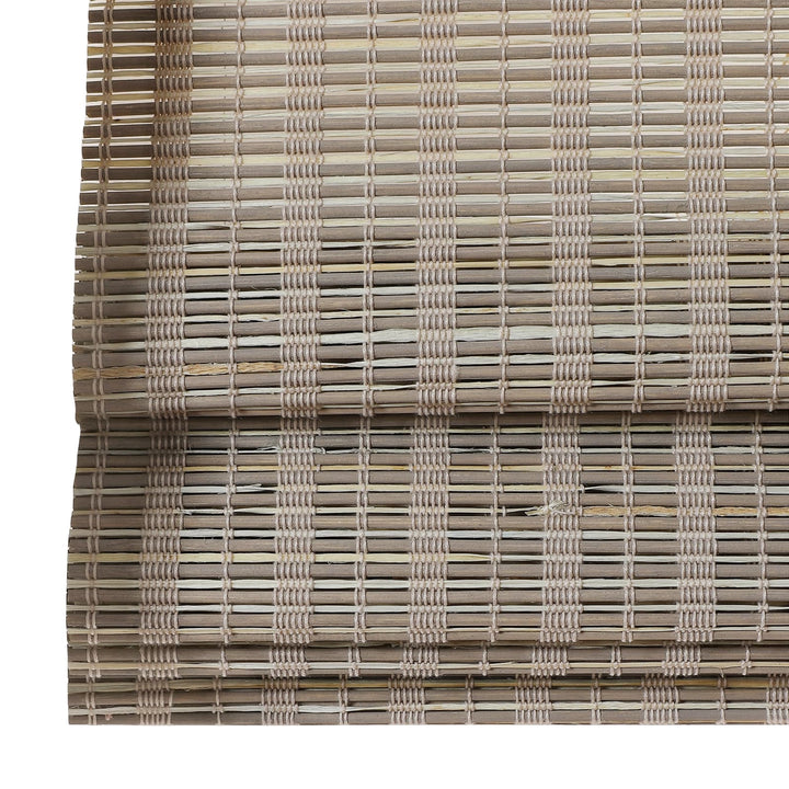 Wind Natural Woven Wood Shade-Woodsmoke