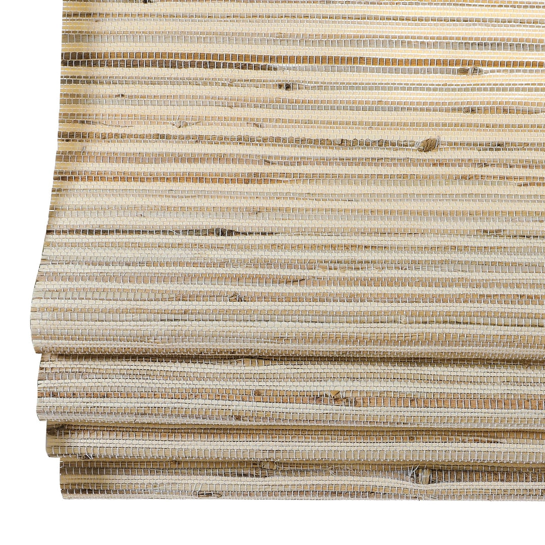 Neutral Ramie Woven Shade - Beige Brown