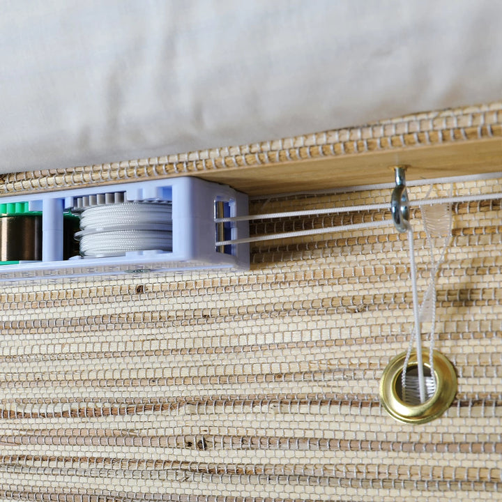 Neutral Ramie Woven Shade - Beige Brown