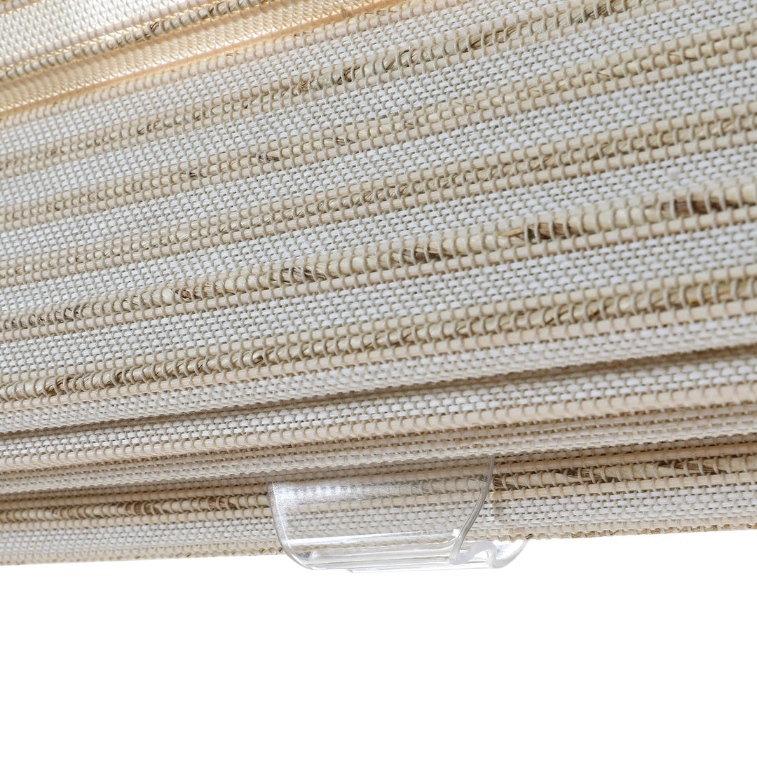 Neutral Paper Ramie Bamboo Woven Shade - Cream