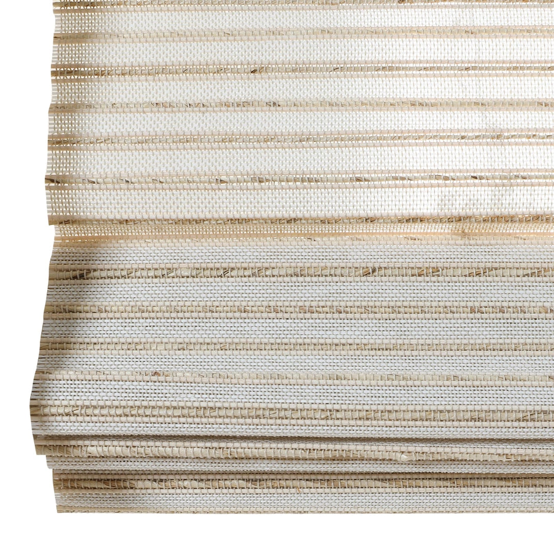 Neutral Paper Ramie Bamboo Woven Shade-Cream