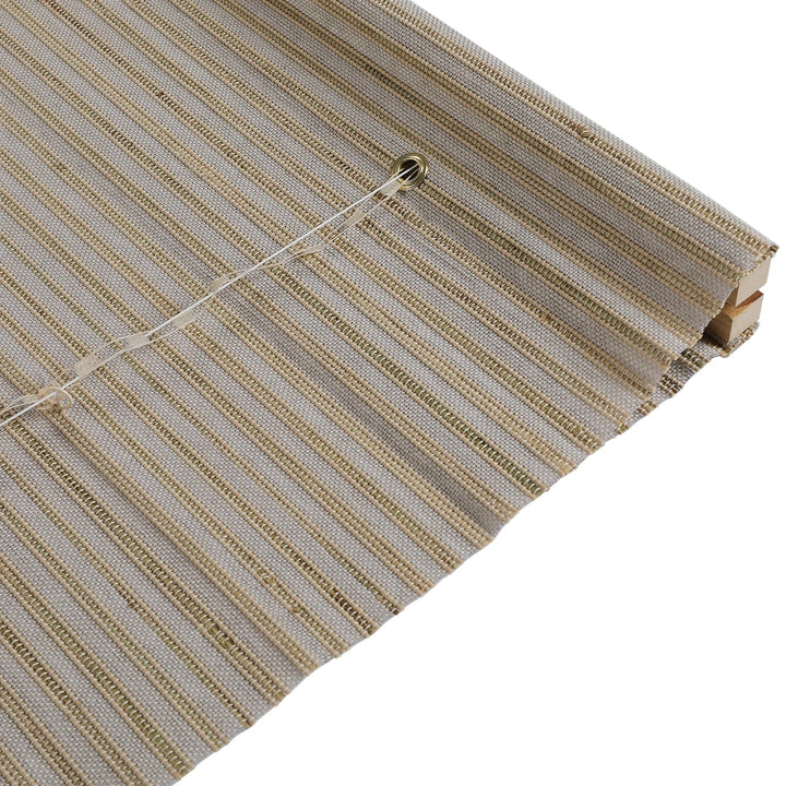 Rain Neutral Paper Woven Bamboo Shade-Light Tan