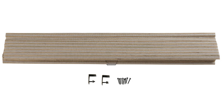Rain Neutral Paper Woven Bamboo Shade-Light Tan