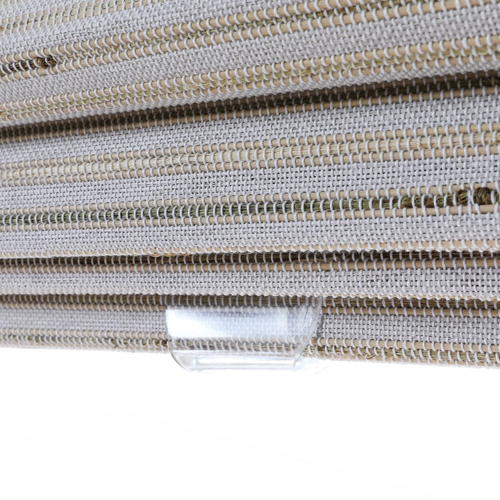 Rain Neutral Ramie Bamboo Woven Shade - Birch White