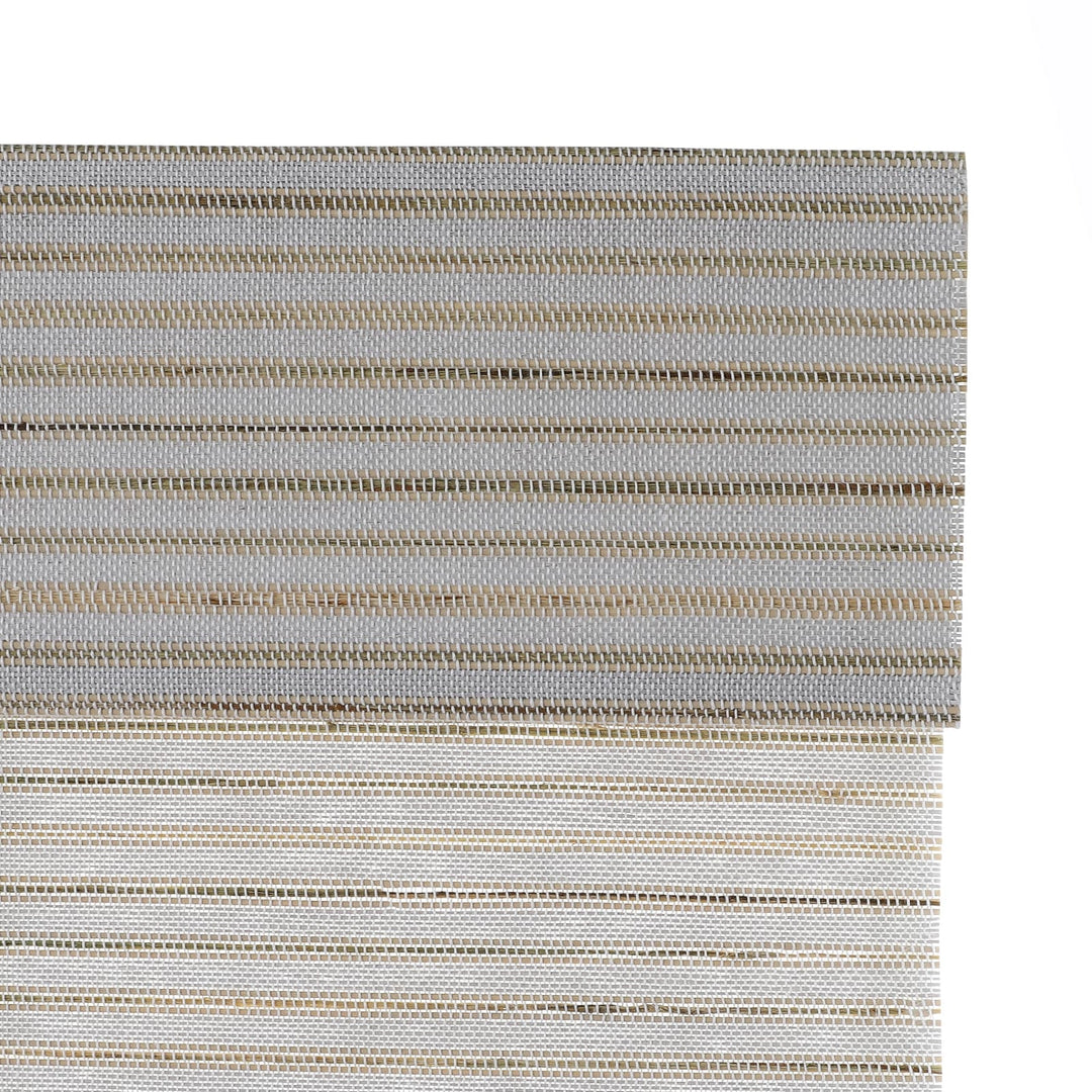 Rain Neutral Paper Bamboo Woven Shade-Birch White