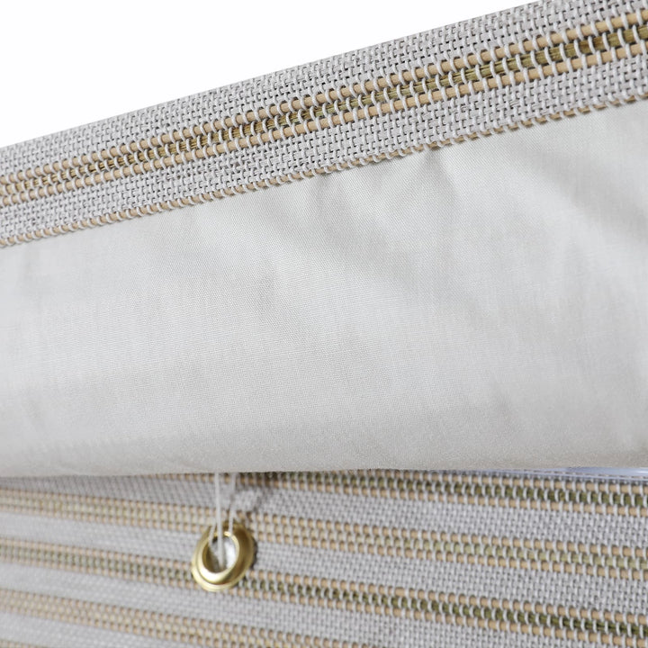 Rain Neutral Ramie Bamboo Woven Shade - Birch White