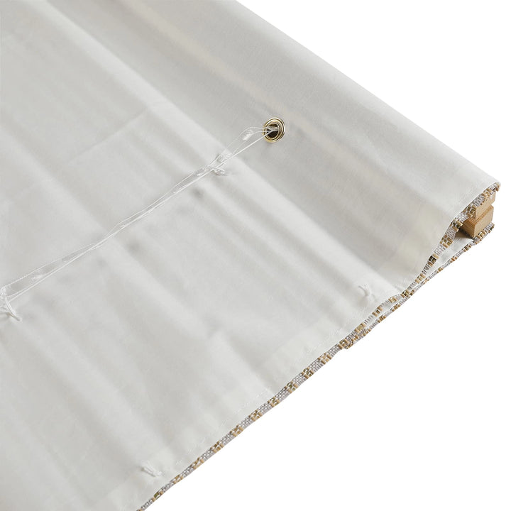 Rain Neutral Ramie Bamboo Woven Shade - Birch White