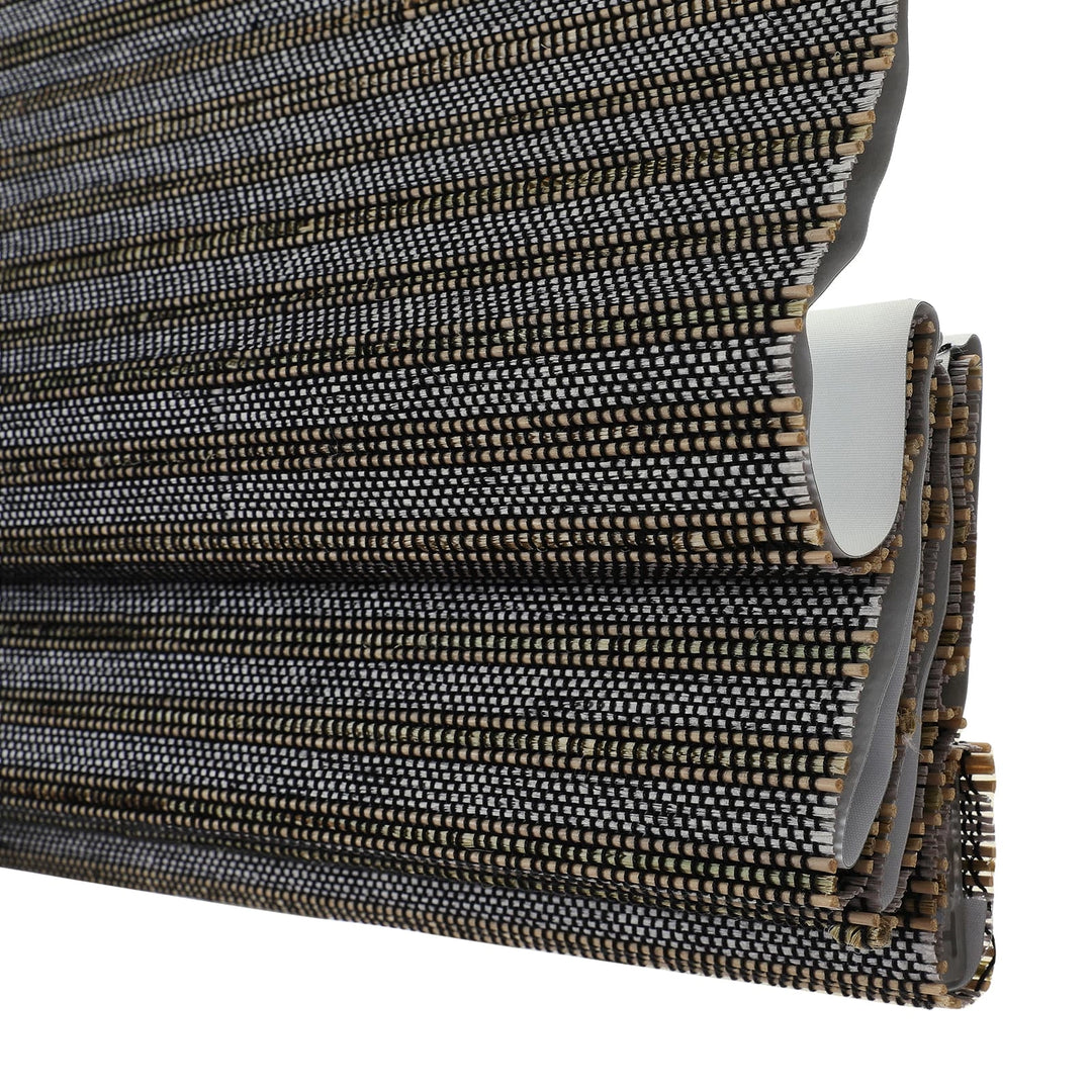 Rain Neutral Paper Bamboo Woven Shade-Ocean