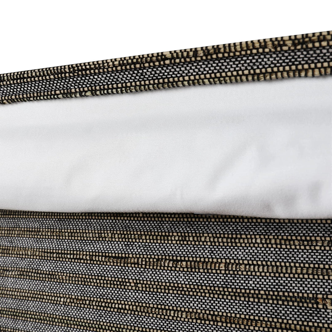 Rain Neutral Paper Bamboo Woven Shade-Ocean