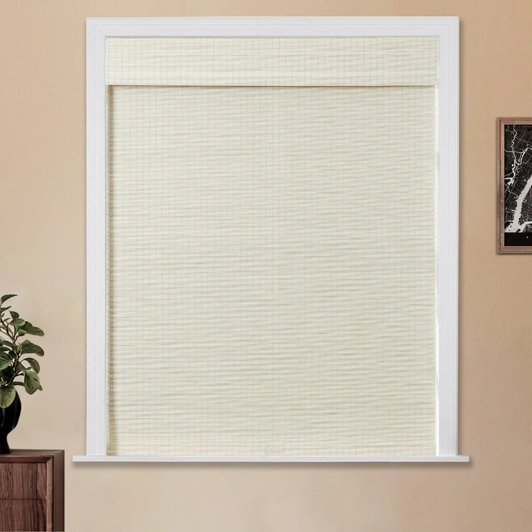 Earth Bamboo Shade -Ivory White