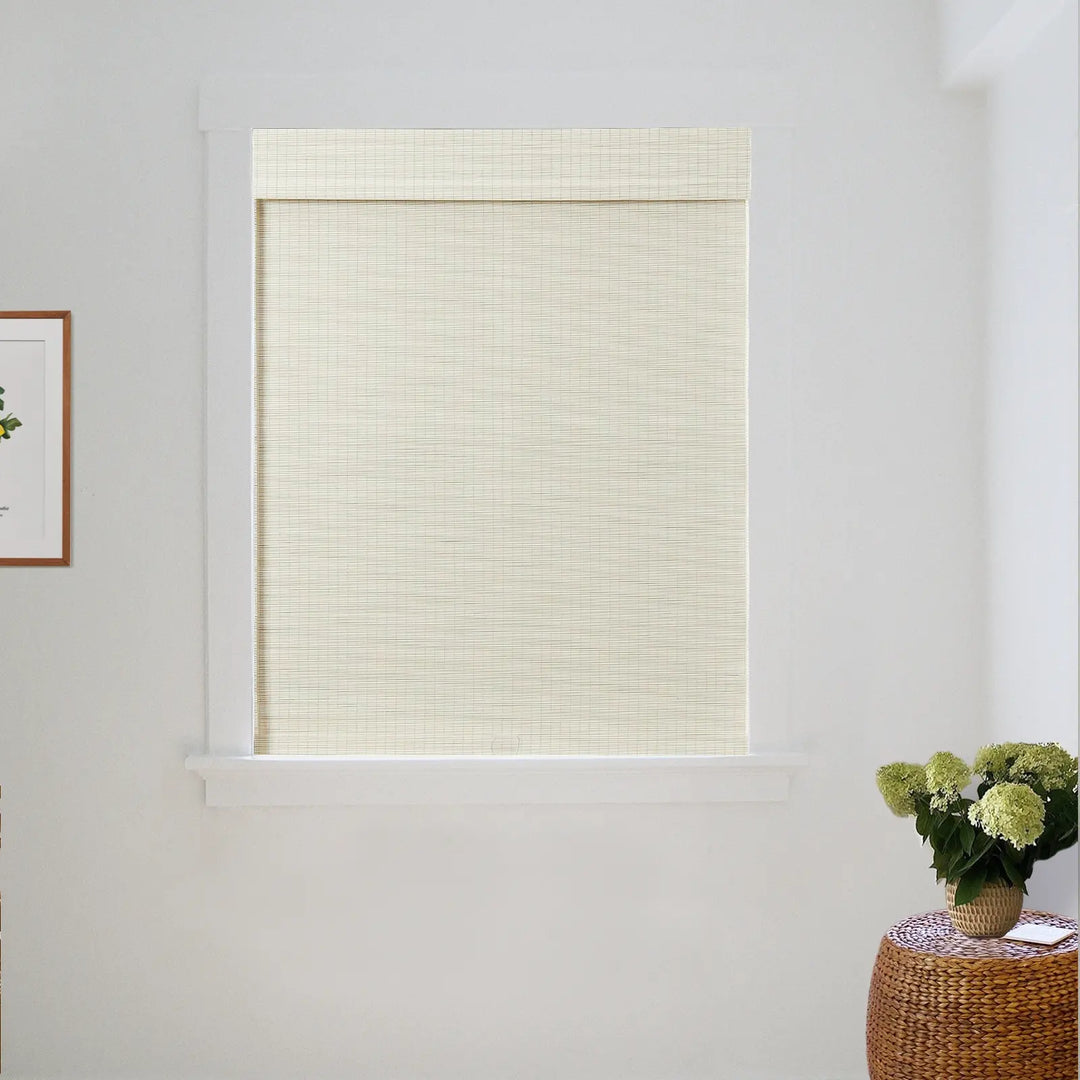 Earth Bamboo Shade -Ivory White