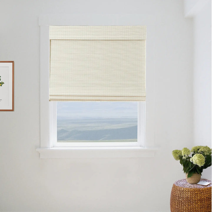 Earth Bamboo Shade -Ivory White