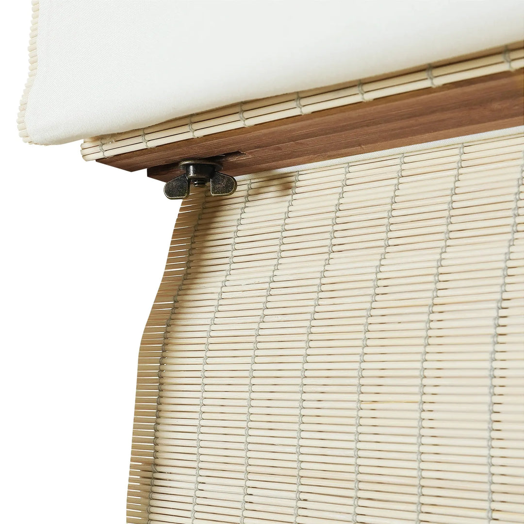 Earth Bamboo Shade -Ivory White