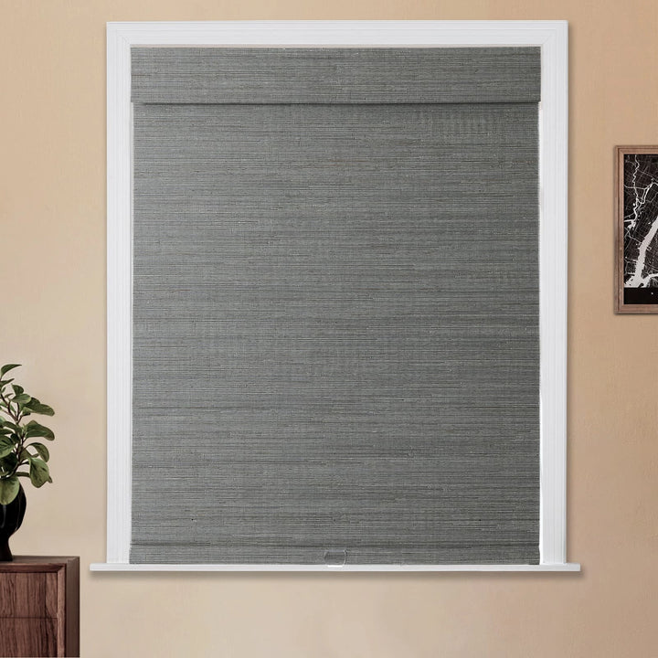 Wind Neutral Bamboo Ramie Woven Shade - Grey