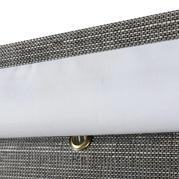 Wind Neutral Bamboo Ramie Woven Shade - Grey