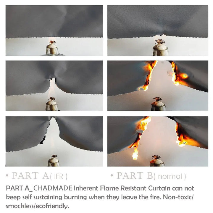 Kolin Fireproof Flame Retardant Curtain Pinch Pleat