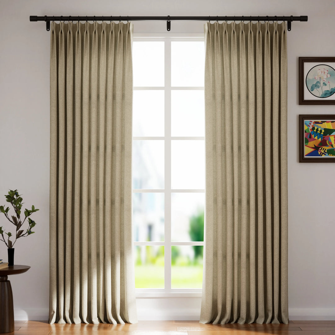 Pooja Polyester Curtain Pinch Pleat