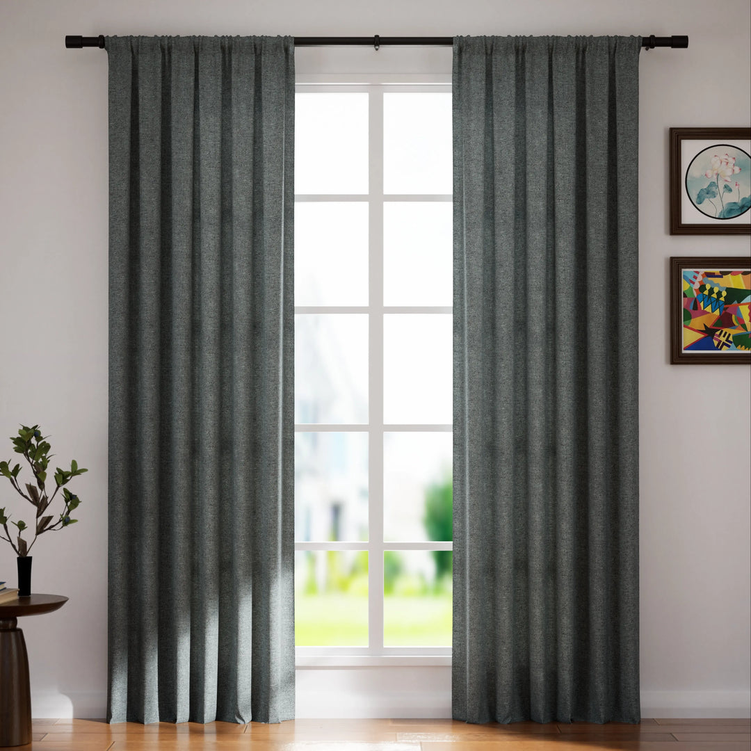 Pooja Polyester Curtain 4-In-1