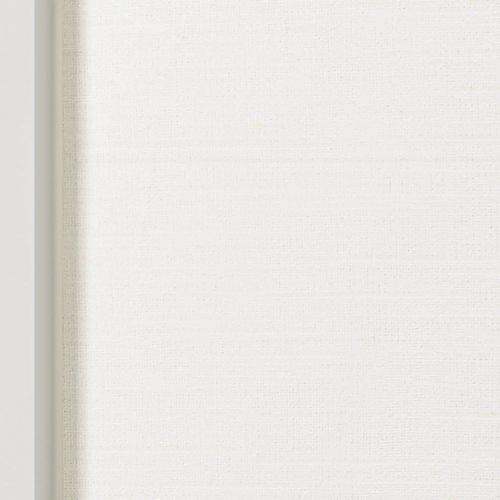 Belva Linen Cotton Valanced  Day Night Roman Shade Cord Lift Ivory Beige Detail - ChadMade