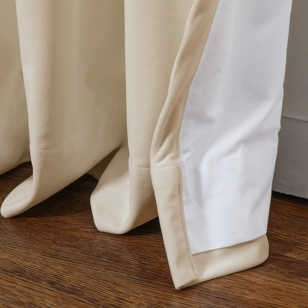 Jed Posh Velvet Curtain Pinch Pleat