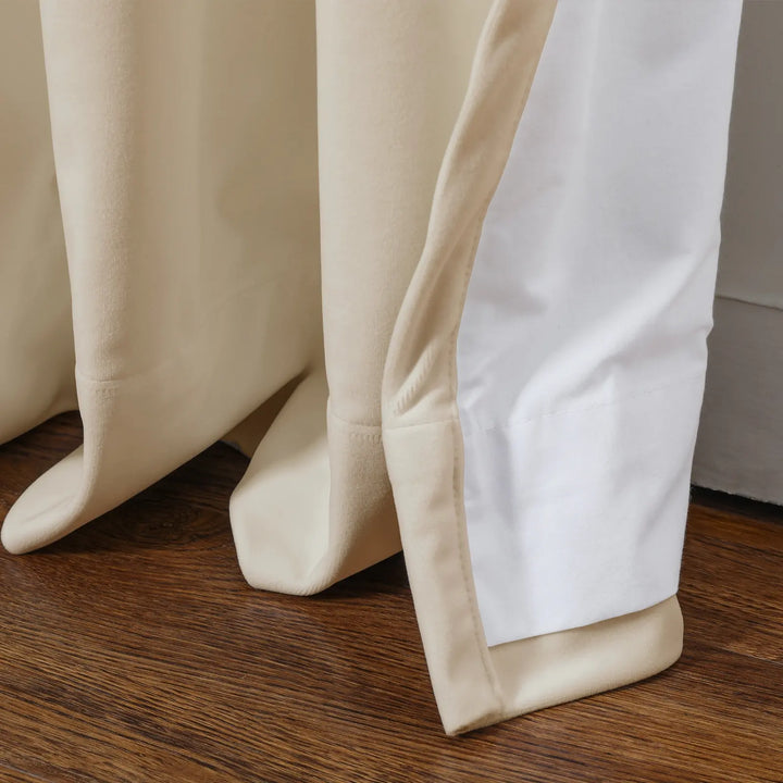 Jed Posh Velvet Curtain Pinch Pleat