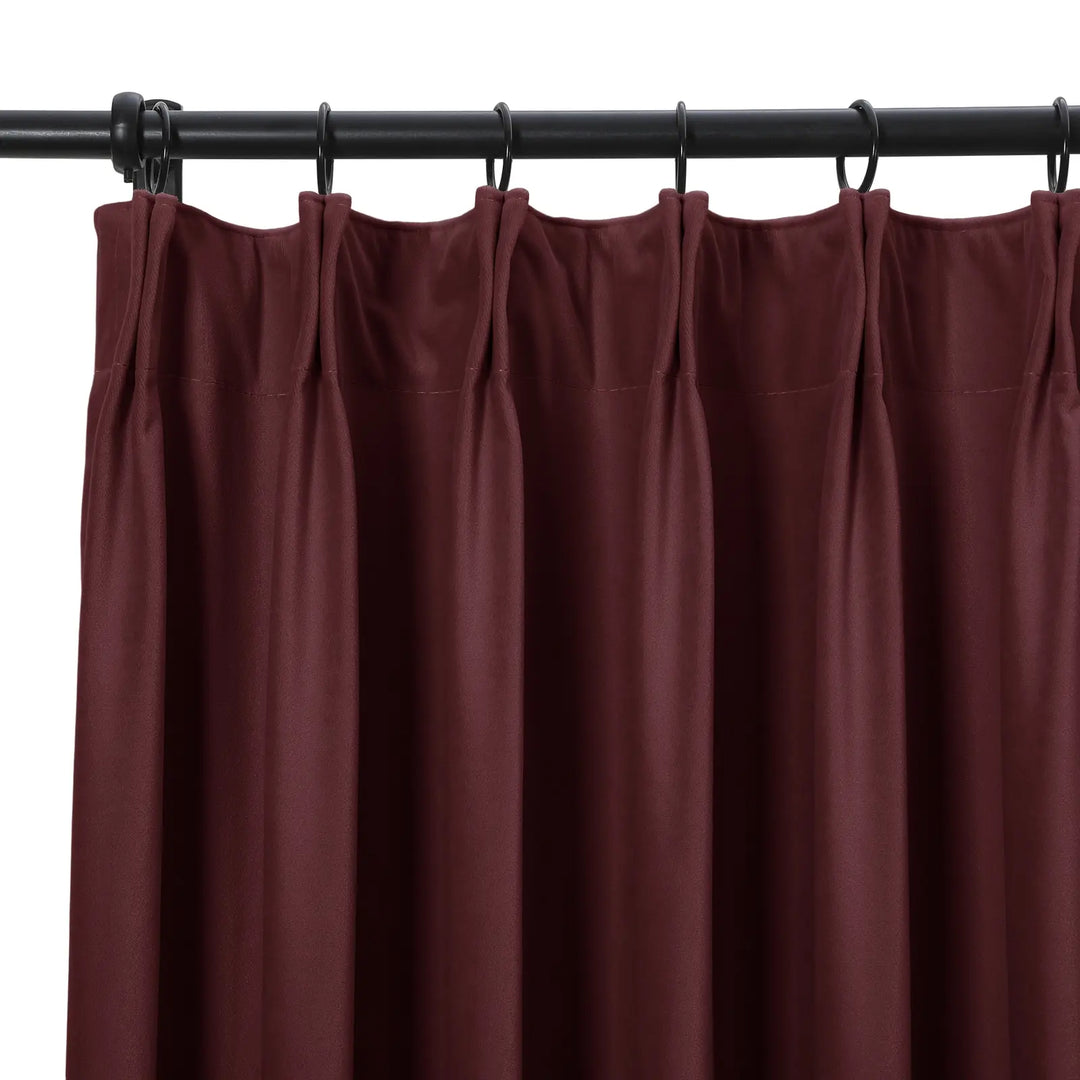 Jed Posh Velvet Curtain Pinch Pleat