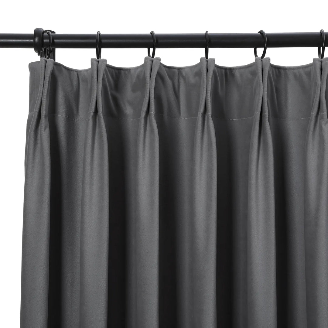Jed Posh Velvet Curtain Pinch Pleat