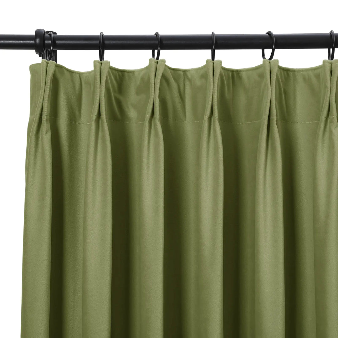 Jed Posh Velvet Curtain Pinch Pleat