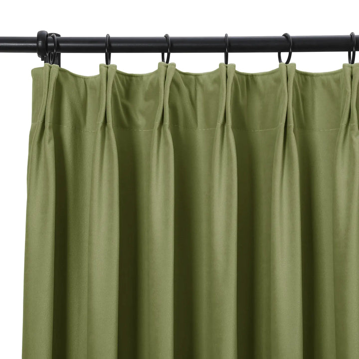 Jed Posh Velvet Curtain Pinch Pleat