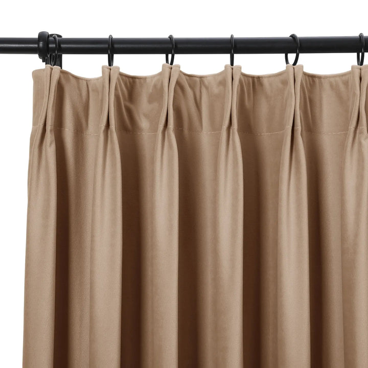 Jed Posh Velvet Curtain Pinch Pleat