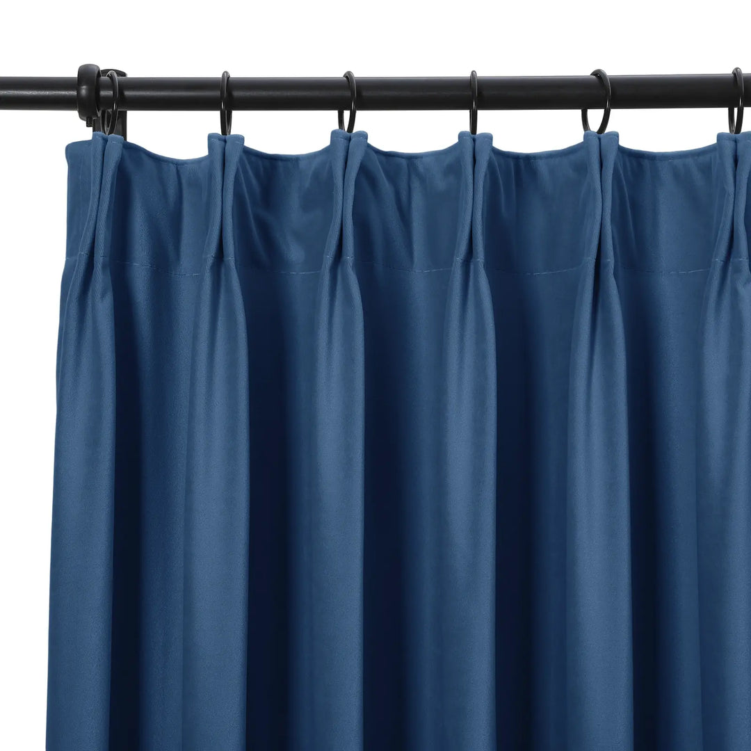 Jed Posh Velvet Curtain Pinch Pleat
