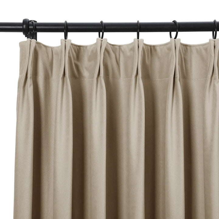 Jed Posh Velvet Curtain Pinch Pleat