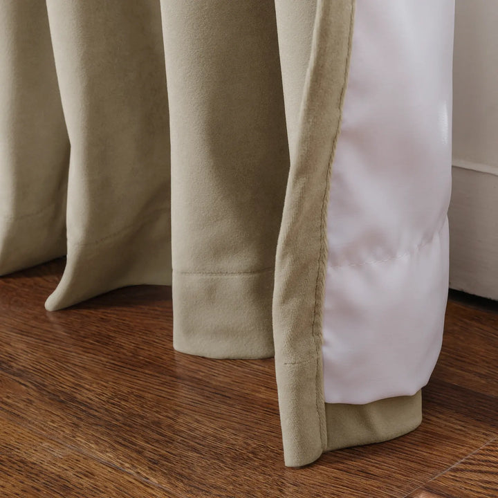 Jed Posh Velvet Curtain Pinch Pleat