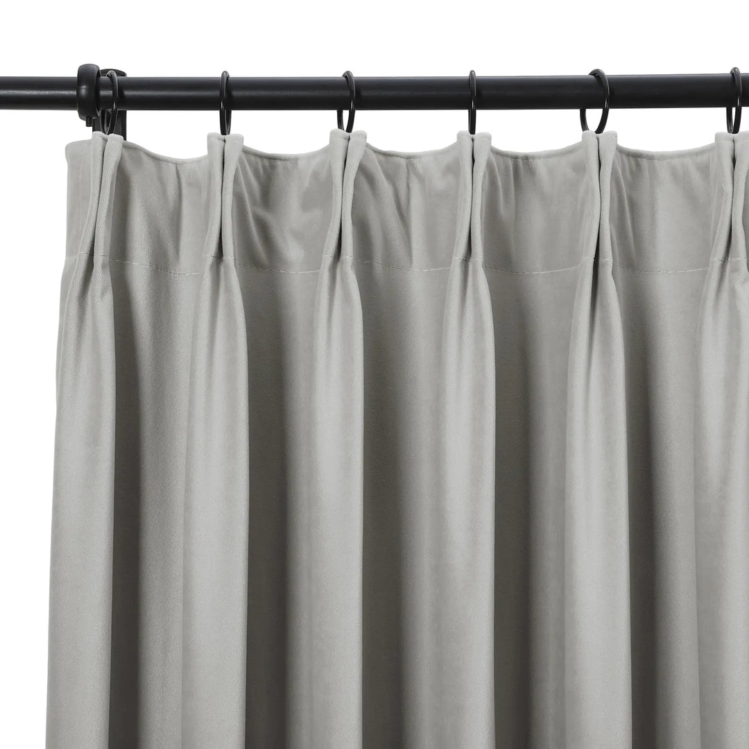Jed Posh Velvet Curtain Pinch Pleat
