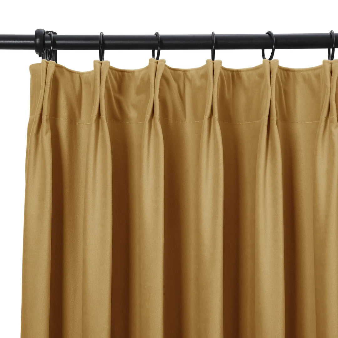 Jed Posh Velvet Curtain Pinch Pleat