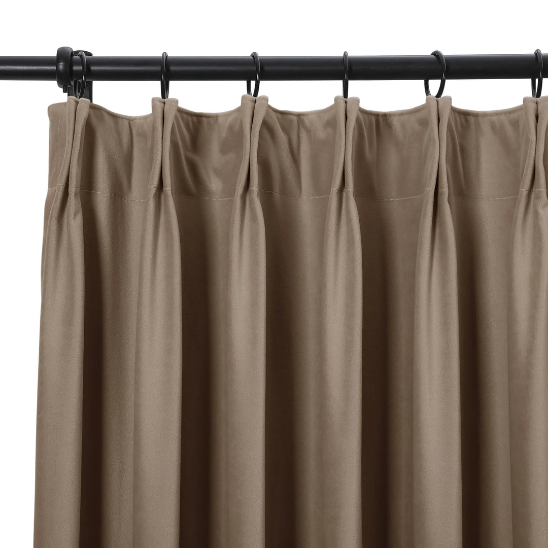Jed Posh Velvet Curtain Pinch Pleat