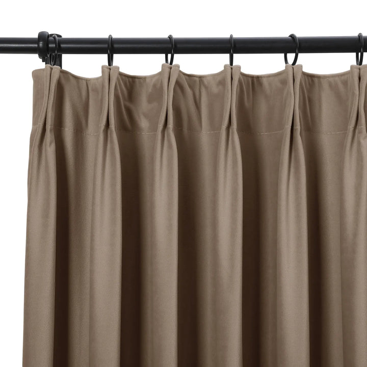 Jed Posh Velvet Curtain Pinch Pleat