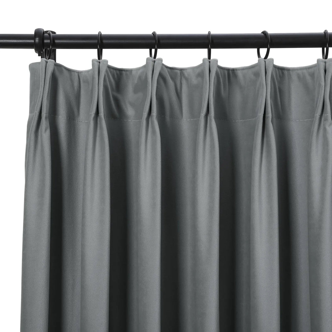 Jed Posh Velvet Curtain Pinch Pleat