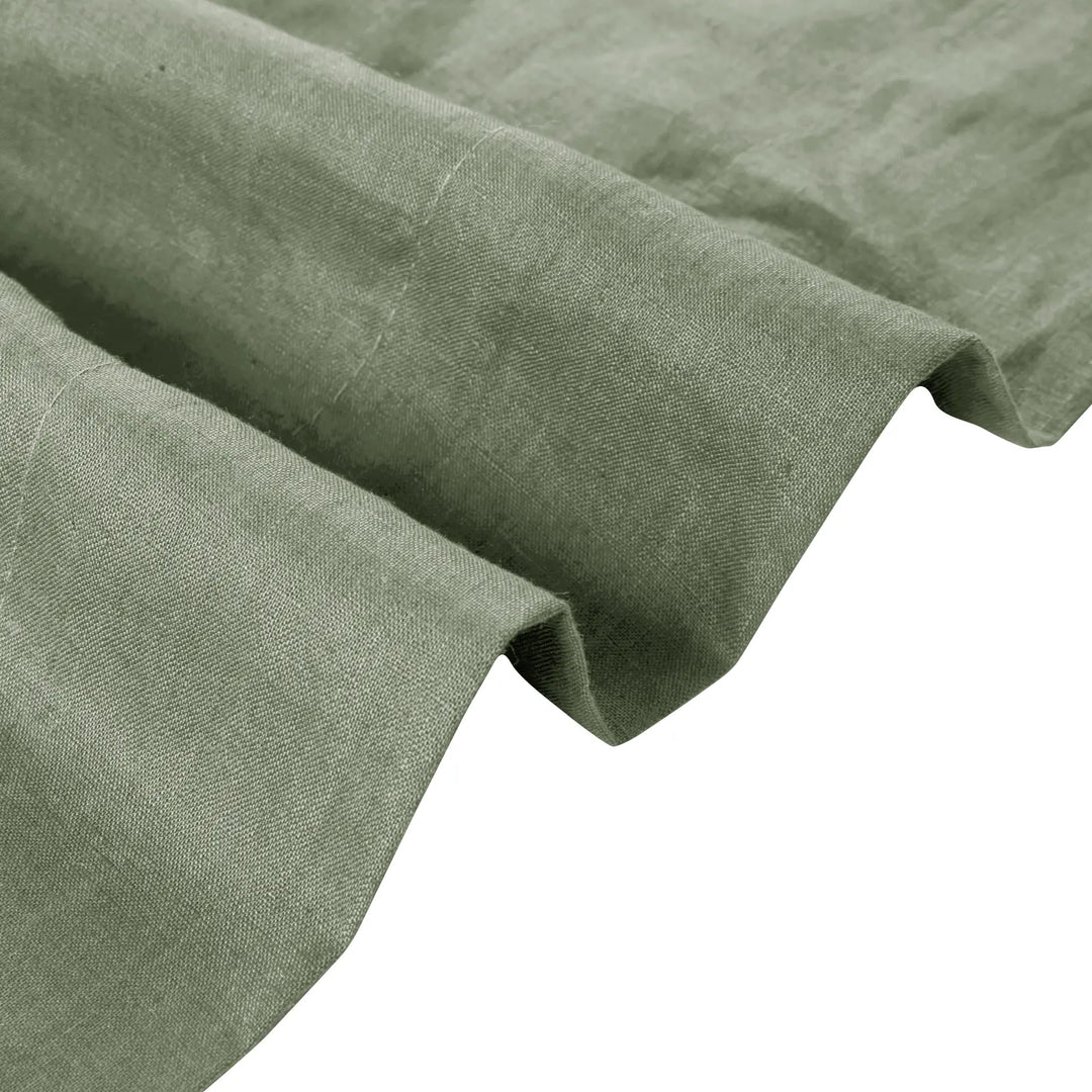 Tonia 100% Linen Curtains Pinch Pleat