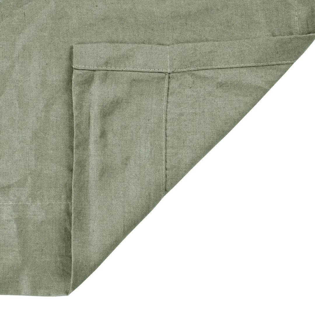 Tonia 100% Linen Curtains Pinch Pleat
