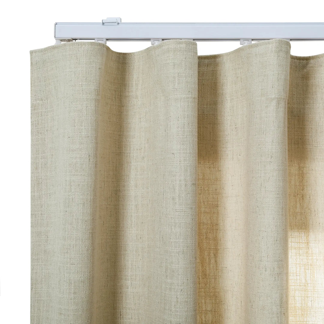 Tallis Linen Ripple Fold Curtain