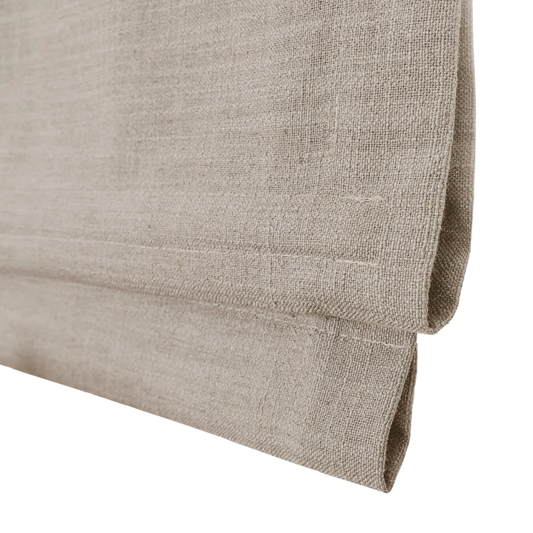 Tallis Linen Plain Roman Shade Cordless